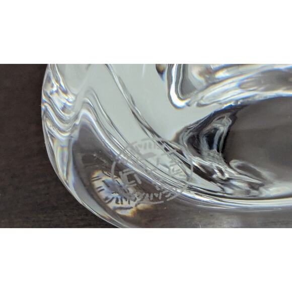 Baccarat Crystal Egyptian Dog Figurine Paperweight 6.25" France - Picture 10 of 11